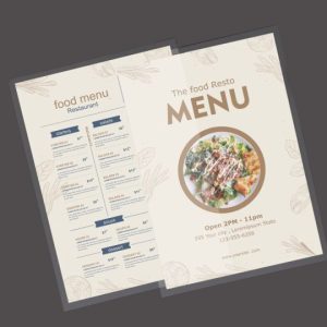 PVC Menü
